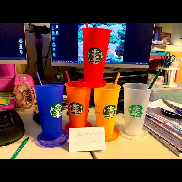 Starbucks color changing cups